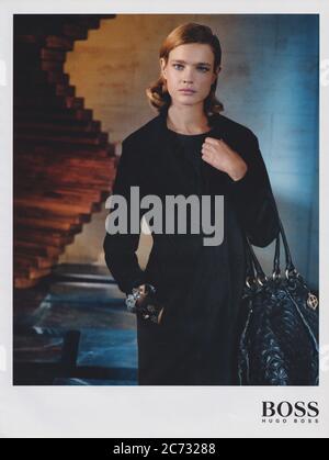 Hugo Boss Werbung Stockfotografie Alamy