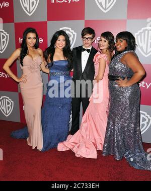 Naya Rivera, Jenna Ushkowitz, Kevin McHale, Lea Michele, Amber Riley 228 Stockfoto