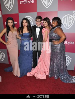 Naya Rivera, Jenna Ushkowitz, Kevin McHale, Lea Michele, Amber Riley 58 Stockfoto