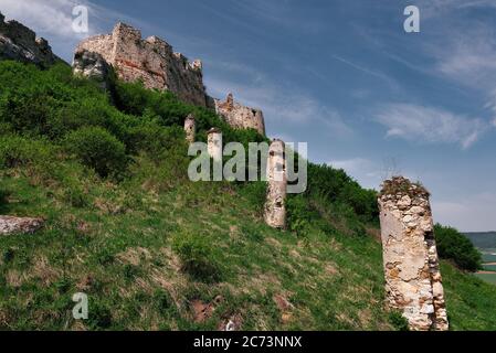 Spis Castle, UNESCO-Weltkulturerbe. Slowakei Landschaft mit Spissky Burg Stockfoto