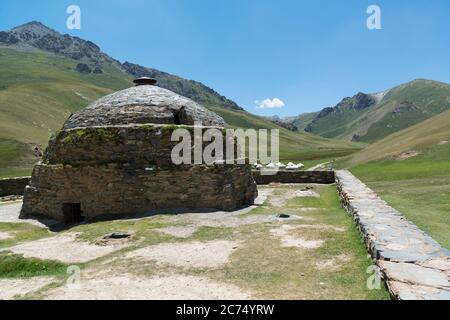 Tash Rabat Karawanserei in der Provinz Naryn, Kirgisistan Stockfoto