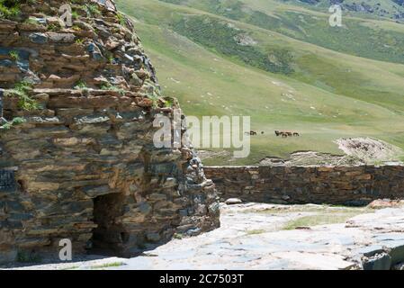 Tash Rabat Karawanserei in der Provinz Naryn, Kirgisistan Stockfoto