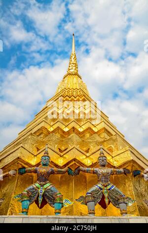 Tempel des Smaragd Buddha. Bangkok. Thailand Stockfoto