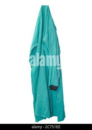 Einweg-OP-Kittel für Krankenhaus, eine persönliche Schutzausrüstung für Corona-Virus Prävention Stockfoto