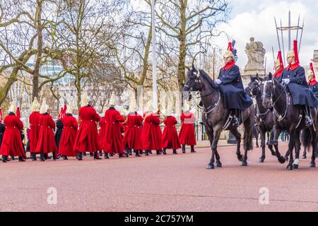Eine typische Szene in London Stockfoto