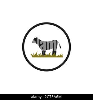 Ziege Vektor Design Vorlage Illustration Stock Vektor