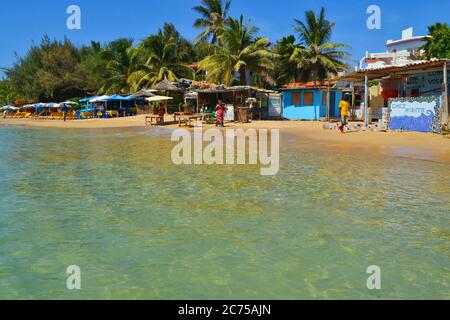 Schöner Strand auf der Insel Ngor, Senegal Stockfoto