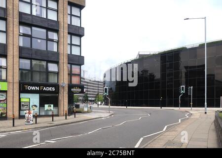 Ipswich, Großbritannien - 14. Juli 2020: Das Willis Gebäude auf Civic Drive. Stockfoto