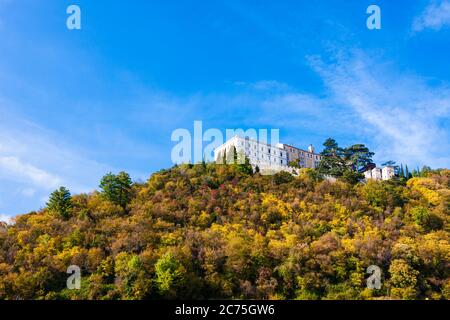 Italien Venetien Castelbrando - Cison di Valmarino - Prealpi Trevigiane Stockfoto