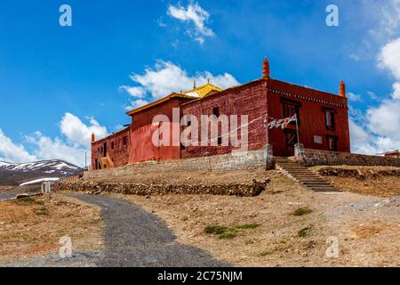 Tangyud Gompa Buddhistisches Kloster im Spiti Valley, Himachal Pradesh, Indien Stockfoto