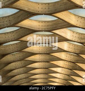 Studio Gang's Wood Pavilion, Lincoln Park, Chicago, USA Stockfoto