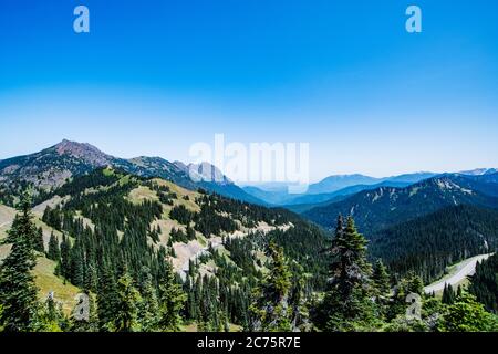 Landschaft in den Bergen des Olympic Peninsula National Park, Washington Stockfoto