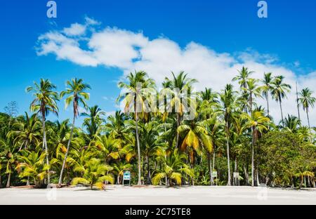 Strände von Coiba Island, santa catalina, Panama, Mittelamerika Stockfoto