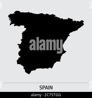 Spanien Kartensymbol Stock Vektor