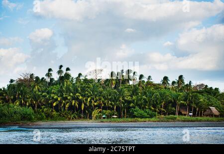 Blick auf Santa Catalina Island, Panama, Mittelamerika Stockfoto