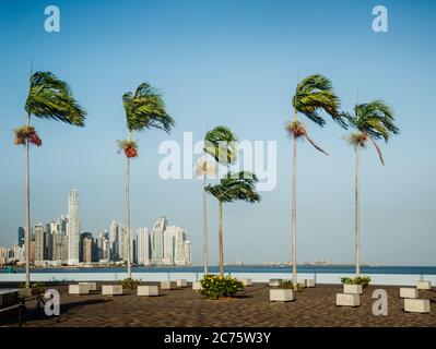 Panama City Küstenlandschaft, Panama, Mittelamerika Stockfoto