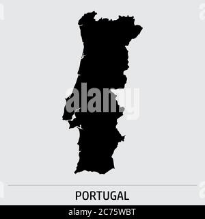 Kartensymbol Portugal Stock Vektor