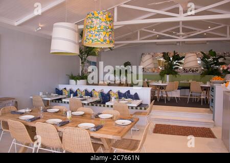 Interieur Barrenjoey House Restaurant Palm Beach Sydney NSW Australien Stockfoto