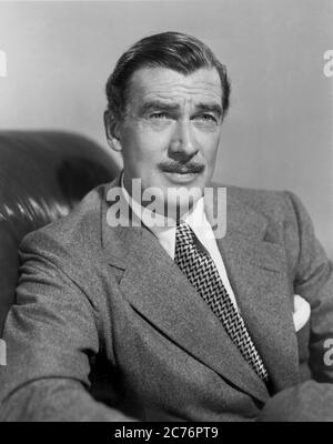 Walter Pidgeon, Head and Shoulders Publicity Portrait for the Film ...