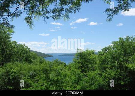 Keuka Lake, in der Finger Lakes Gegend des Staates New York Stockfoto