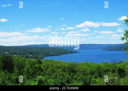 Keuka Lake, in der Finger Lakes Gegend des Staates New York Stockfoto