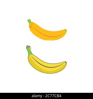 Banana Symbol Vorlage Vektor Illustration Design Stock Vektor