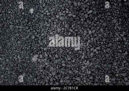 Asphalt Textur und Hintergrund. Neuer Asphalt. Speicherplatz kopieren. Stockfoto