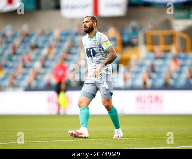 LONDON, Großbritannien, JULI 14: Bradley Johnson von Blackburn Rovers während der EFL Sky Bet Championship zwischen Millwall und Blackburn Rovers in Aktion Stockfoto