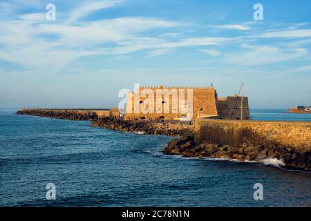 Venezianisches Fort in Heraklion, Kreta, Griechenland Stockfoto