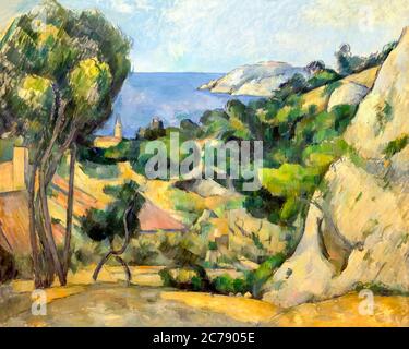 L'Estaque, Paul Cezanne, 1879-1883, Stockfoto