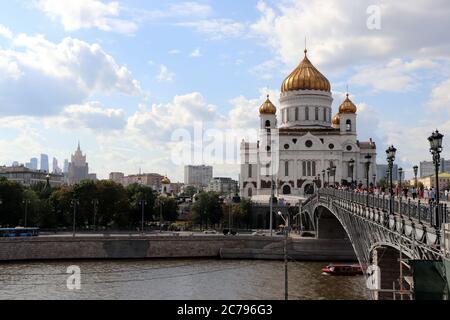 Kathedrale von Christus dem Erlöser in Moskau Stockfoto