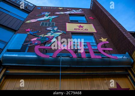 Kensington Market, Toronto, Kanada, November 2010 - eine der verschiedenen funky Architekturen, die auf dem Hipster-Markt zu sehen sind Stockfoto