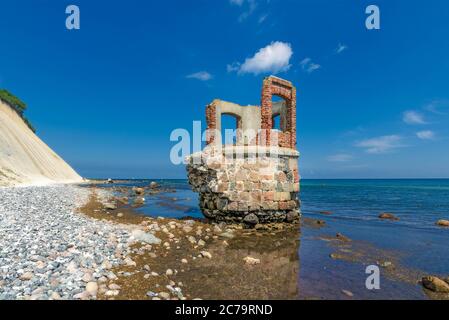 Ruine am Kap Arkona Stockfoto