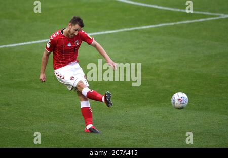 Charlton Athletic Tom Lockyer während des Sky Bet Championship-Spiels im St. Andrew's Trillion Trophy Stadium, Birmingham. Stockfoto