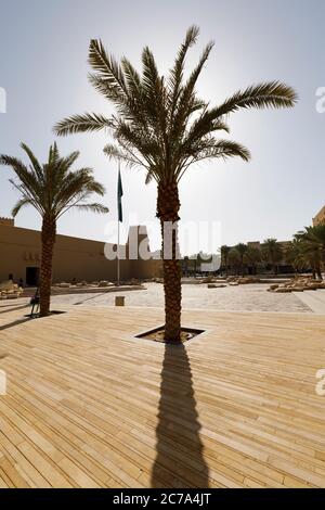 Old Al Masmak Fort in der Innenstadt von Riad, Königreich Saudi-Arabien Stockfoto