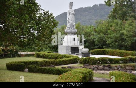 Corregidor Island, Philippinen - 31. Dezember 2016: Japanischer Gedenkgarten für Kriegsopfer. Stockfoto