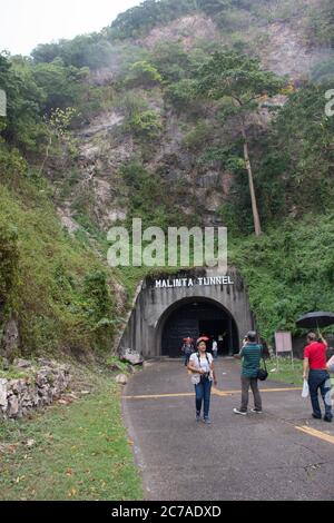 Corregidor Island, Philippinen - 31. Dezember 2016: Malinta Tunnel Stockfoto