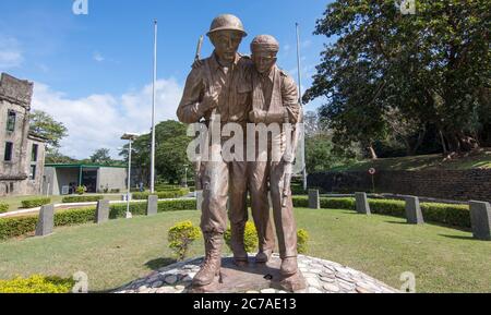 Corregidor Island, Philippinen - 31. Dezember 2016: Brothers In Arms Pacific War Memorial Stockfoto