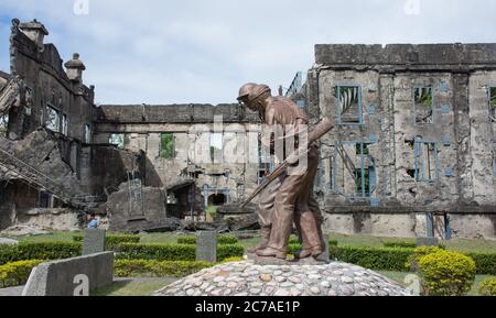 Corregidor Island, Philippinen - 31. Dezember 2016: Brothers In Arms Pacific War Memorial Stockfoto