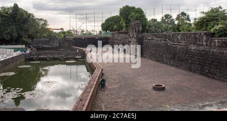 Manila, Philippinen - 4. Januar 2017: Fort Santiago In Intramuros Stockfoto