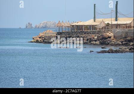 Soumbédioune Bucht, in der westlichen Spitze der Halbinsel Dakar, Senegal Stockfoto