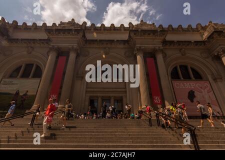 New York, NY, USA - 22. Juli 2019: Das Metropolitan Museum of Art Stockfoto