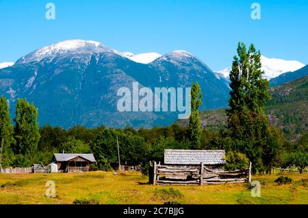 Gaucho Stall in Patagonien - Argentinien Stockfoto