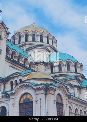 Kathedrale St. Aleksandar Nevski Stockfoto