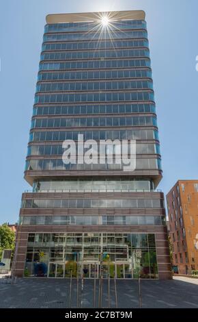 Astra Tower, Bürogebäude im Hamburger Stadtteil St. Pauli Stockfoto