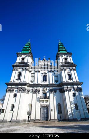 St. Mary's Kathedrale Kirche in Ternopil Ukraine Europa. Blauer Himmel Stockfoto