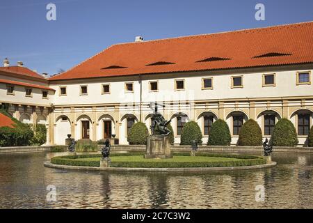 Wallensteinpalast in Prag. Der Tschechischen Republik Stockfoto