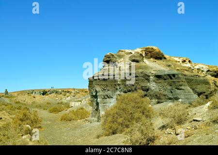 Rofera de Teseguite Felsformationen auf Lanzarote Stockfoto