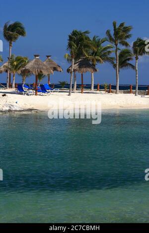 Mexiko, Quintana Roo Staat, Akumal und die Karibik - Costa Maya, Yucatan Halbinsel. Stockfoto