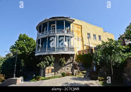 Tiflis: Giorgi Antoneli Straße. Republik Georgien Stockfoto